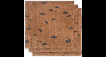 Jollein Monddoekjes Hydrofiel | Spot Caramel | 3 pack