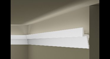 NMC Artstyl Kroonlijst IL8 - Plafondlijst - Verlichtingsprofiel - Sierlijst - Lengte 2 m