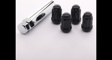 JR Wheels - ATN1 Anti-theft lug nuts - M12x1,25 Black