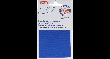 OPRY REPARATIEDOEK STEVIG OPSTRIJKBAAR 12X40CM - BLAUW 0215.