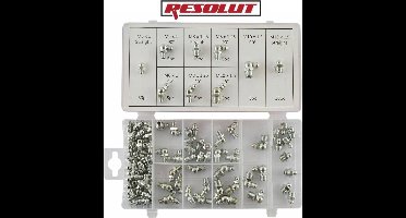 Vetnippel assortiment in assortiments doos 110-delig