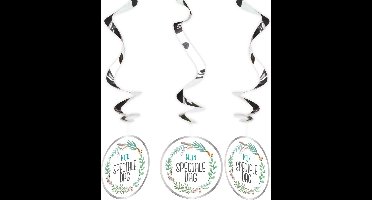 Folat - Hangdecoratie 'Mijn Speciale Dag' (3 stuks)