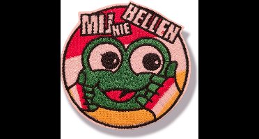 strijk applicatie mij niet bellen carnaval, Oeteldonk 7 cm , Kindercrea