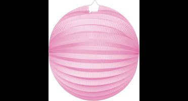 Wefiesta Lampion Rond 25 Cm Papier Roze