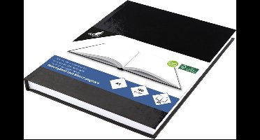 Kangaro - Dummyboek - A5 - zwart - 160 blanco pagina's - 100 grams - schetsboek - K-5565