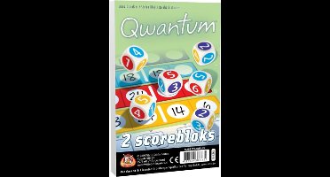 White Goblin Games - Qwantum bloks (extra scorebloks) - Dobbelspel - 2 tot 4 spelers - Familiespel - Vanaf 6 jaar - Uitbreiding