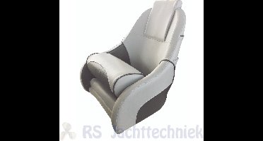 FES Marine luxe flip-up bucket seat stuurstoel grijs/charcoal vinyl