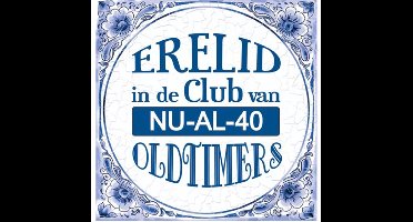 Tegels delfts blauw - 40 jaar