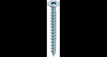 Homefix. Hout schroeven. spaan plaat schroef. platkop. 5.0 x 70 mm. 6 stuks. RVS.