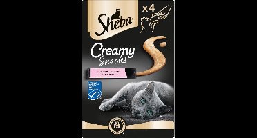 Sheba Creamy snack zalm 5x 4stuks