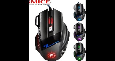 Game muis met RGB verlichting - 7 knoppen - Instelbare DPI - MOBA - FPS - Ergonomisch design