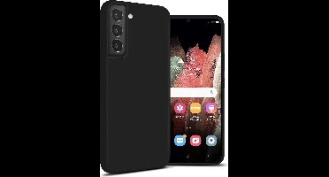 Hoesje Geschikt Voor Samsung Galaxy S22 Plus Hoesje Silicone Backcover - Zwart