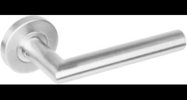 Ivana Deurkruk - Deurbeslag - RVS- Hoek 90gr. - Rozet 53X8mm
