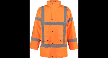 EM Traffic Parka High Visibility RWS Fluor Oranje - maat S