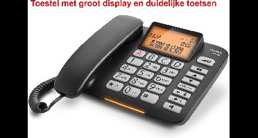 Gigaset DL580 telefoon - handenvrij spreken - grote toetsen - groot display - nummerweergave