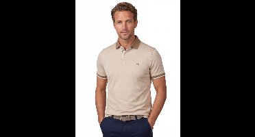 Baileys poloshirt korte mouw beige