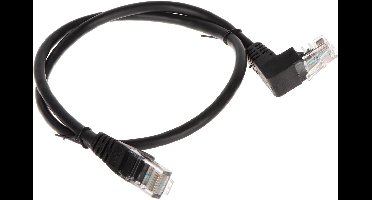 CAT5E Netwerkkabel - RJ45 - zwart - 0.5 m