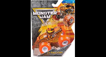 Hot Wheels Monster Jam truck El Toro Loco - monstertruck 9 cm schaal 1:64