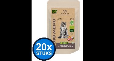 20x Biofood - Organic Rund Menu - Kattenvoer Natvoer - 100g