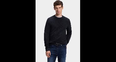 BOSS Black Polo lange mouw Blauw H-Lofranco 10280726 01 50565565/404