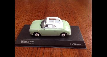 Kyosho Nissan Figaro - Modelauto 1:43 - Emerald green