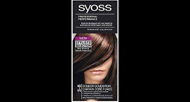 Syoss - Haarverf - 3_8 - Donker Goudbruin - 115ml x 3
