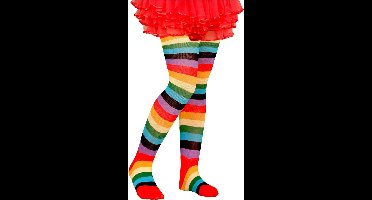 Panty gestreept regenboog kind