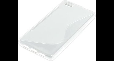 OTB TPU hoesje Huawei P8 Lite - Transparant - S-Curve Design