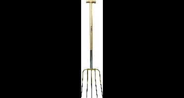 Hendrik Jan mestvork 5 tands essenhoutensteel 85 cm