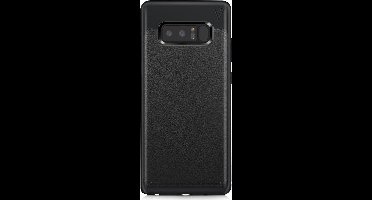 Shop4 - Geschikt voor Samsung Galaxy Note 8 Hoesje - Zachte Back Case Lychee Zwart