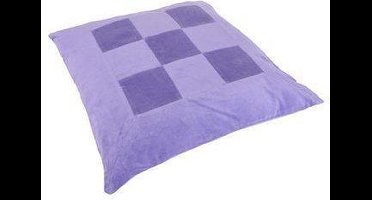Leefkussen 50x50cm paars velours