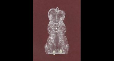 Plastic [ Perspex ] HAAS transparant tweedelig, 13CM / 10 STUKS