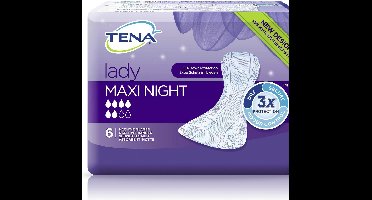 TENA Discreet Maxi Night 8x6