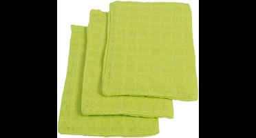 Jollein - Hydrofiel washandje (3pack) - Lime