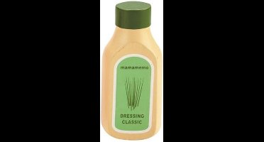 Mama Memo Fles Dressing Hout 10 Cm Wit/groen