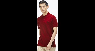 Lacoste Poloshirt Pique Bordeaux - Maat 4XL - Heren