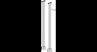 Wiesbaden Caral Staande Badkraankoppelingen - Chroom