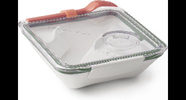 Black&Blum Appetit Lunchbox 19x19x5.5 cm - 880 ml - Olijfgroen
