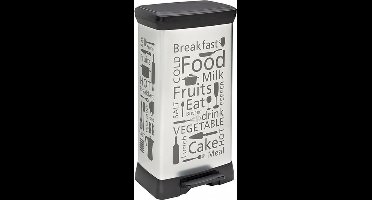 Curver Decobin Pedaalemmer - 50 l - Multi - Grijs