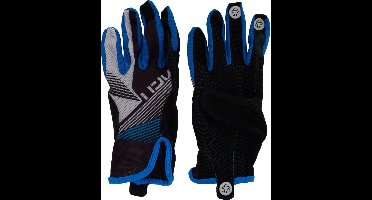 AGU Line MTB - Fietshandschoenen - Zwart/Blauw/Grijs - Maat XXL