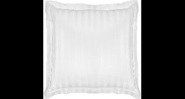 De Witte Lietaer Kussensloop Zygo White - 63 x 63 cm - Wit - Katoen Satijn