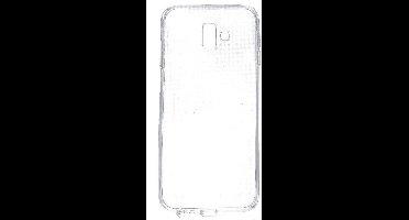 Shop4 - Geschikt voor Samsung Galaxy J6 Plus Hoesje - Zachte Back Case Transparant
