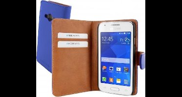 Mobiparts Premium Wallet Case Samsung Galaxy Trend 2 (Lite) Blue