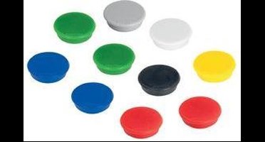 Franken whiteboard - magneten - dia 38mm - assorti - doos á 10 stuks‎‎