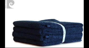 PIERRE CARDIN HANDDOEKEN DONKERBLAUW 50X100 CM (4 STUKS)