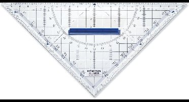STAEDTLER geodriehoek - met handvat - acryl - 22 cm