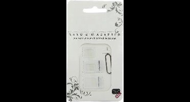 Wit Universeel Nano Simkaart adapter frame set met pinnetje simkaartslot opener