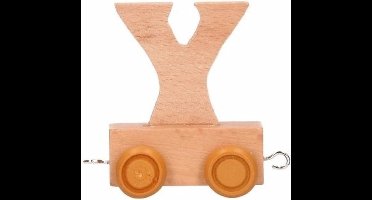 Houten lettertrein letter Y