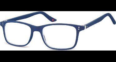 Montana Leesbril Mr72b Unisex Rechthoekig Blauw Sterkte +1.00