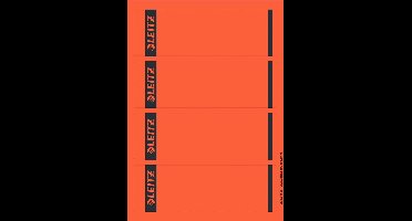 Leitz Ordneretiketten 16852025 61.5 x 192 mm Papier Rood Permanent 100 stuk(s)